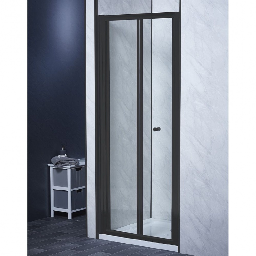 Ai6 Bi-fold Shower Door W700mm - Black