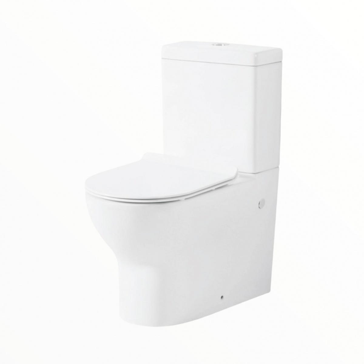 Storhus Close Coupled D Shape Toilet and Soft Close Seat