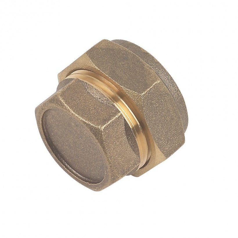 Brass Compression Stop End 22mm
