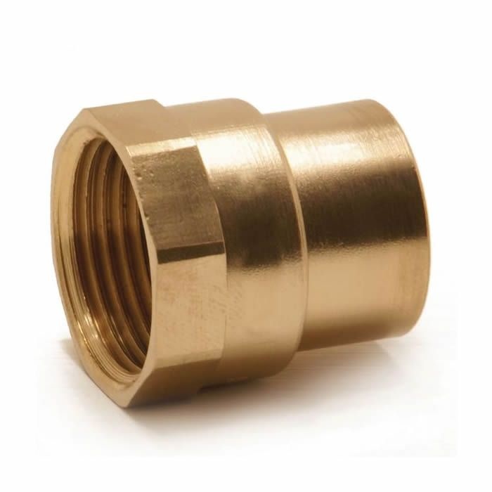 End Feed Female Iron Coupler 22mm x 3/4