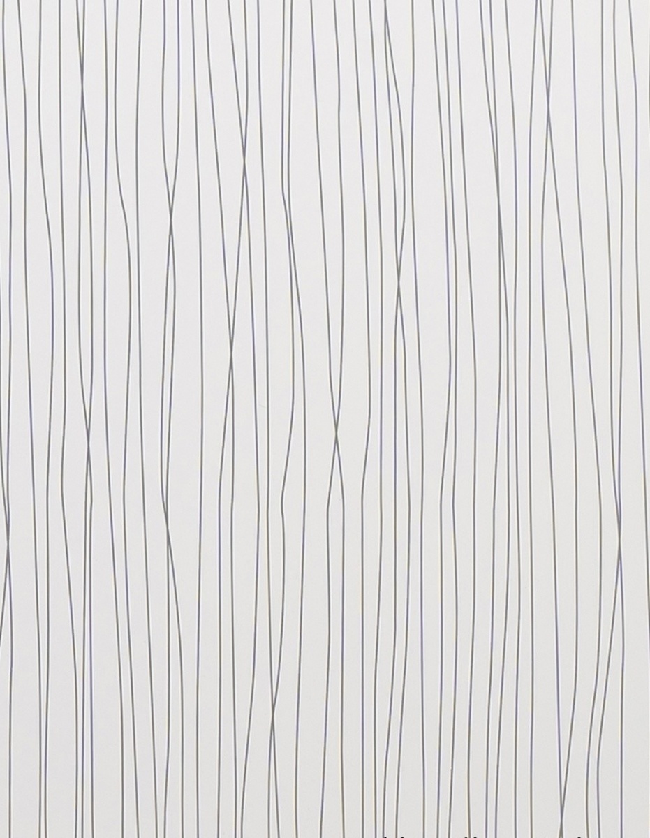 1MTR WHITE SILVER LINE GLOSS  2.4m Shower Wall Panels Bathroom PVC Cladding (10mm Thickness)