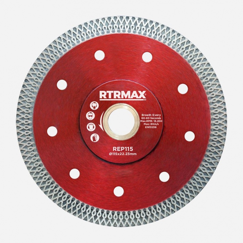 RTRMAX Super-Thin 115mm Diamond Cutting Disc Multi Function Type