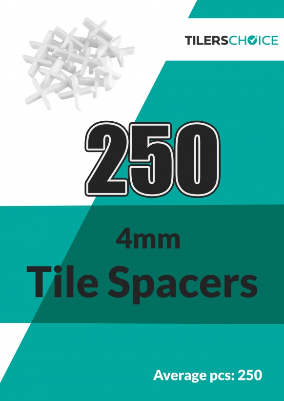 Tilers Choice 4MM Long Legged Spacers 250 BAG