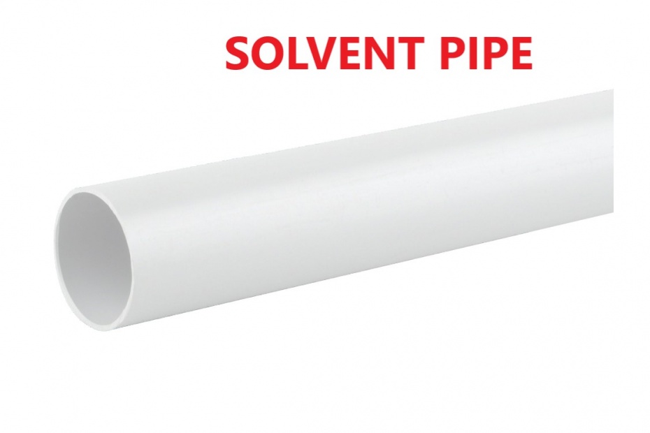 White 50MM Solvent pipe