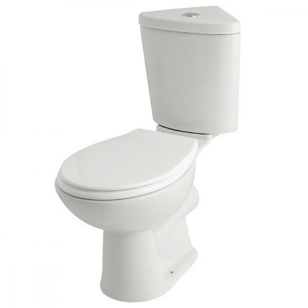Kartell G4k Corner WC, Cistern and Supreme Soft Close Seat