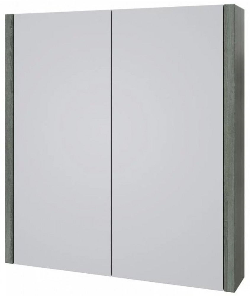 Kartell Purity 800mm Mirror Cabinet - Grey Ash