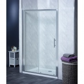 Ai6 Single Sliding Shower Door W1400mm - Silver