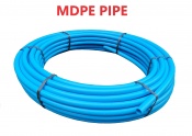 MDPE 25mm x 25M Pipe Coil BLUE