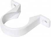 White 32mm Pushfit Waste Pipe Clip