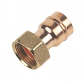 Solder Ring Straight Tap Connector 15mm x 3/4