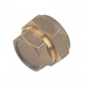 Brass Compression Stop End 35mm