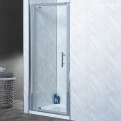 Ai6 Pivot Shower Door H1850mm W1000mm - Silver