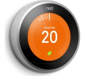 GOOGLE NEST TIMER THERMOSTAT STAINLESS STEEL