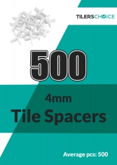 Tilers Choice 4MM Long Legged Spacers 500 BAG