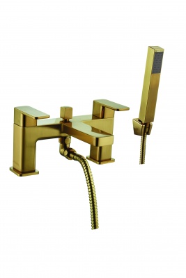 Hadley Bath Shower Mixer Brushed Brass