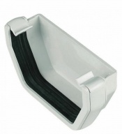 112mm Gutter Square Rainwater Stop End External Square