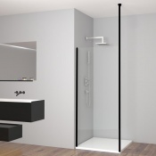 Ai8 8mm Wetroom Floor to Ceiling Support Pole - Black