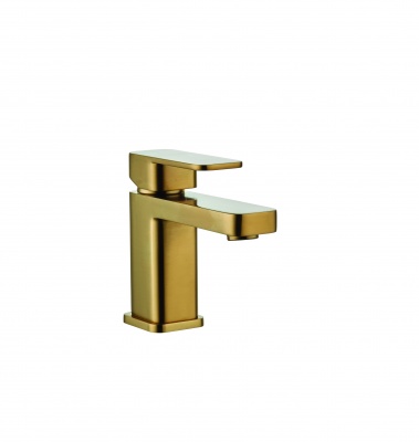 Hadley Mono Basin Mixer and Pop Up Waste Brushed Brass