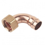 Solder Ring Bent Tap Connector 22mm x 3/4