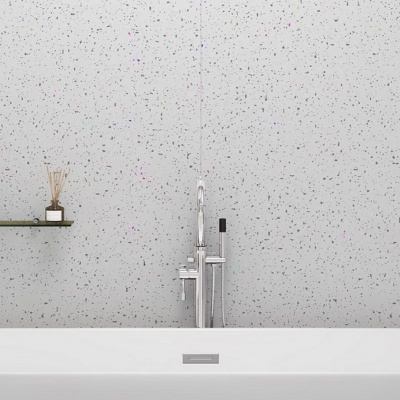 WHITE SPARKLE GLOSS Wall Panel Cladding (8mm Thickness)