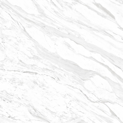 600 x 600 Volakas White Marble Effect Matte Sugar Coat Non-Slip Vitrified Porcelain Tile