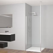 Ai8 8mm Wetroom Floor to Ceiling Support Pole - Silver