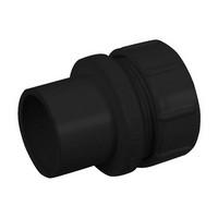 Black 32mm Solvent Screwed Access Plug
