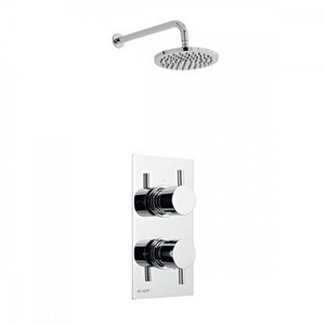 K-Vit Kartell Plan thermostatic concealed shower with fixed head