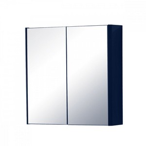 Kartell Cayo 500mm Mirror Cabinet in Indigo Blue