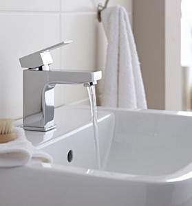 Kartell Element Mono Basin Mixer with Click Waste