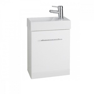 Kartell Encore Wall Mounted Cube Cloakroom Unit with Basin