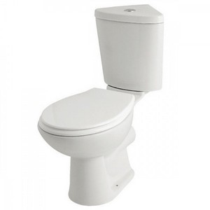 Kartell G4k Corner WC, Cistern and Supreme Soft Close Seat