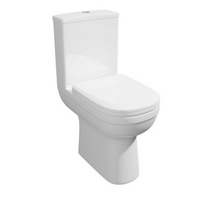 Kartell Lifestyle Comfort Height Close Coupled WC Pan, Cistern and Soft Close Seat