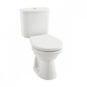 Kartell Milton Close Coupled WC Pan, Cistern & Soft Close Seat