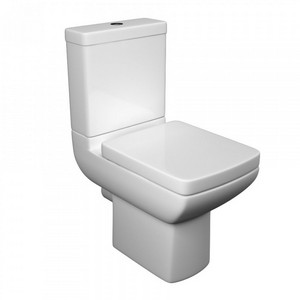 Kartell Pure Close Coupled Toilet Pan, Cistern & Soft Close Seat