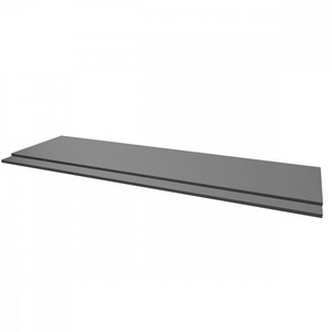 Kartell Purity 1700mm 2-Piece Front Bath Panel - Storm Grey Gloss