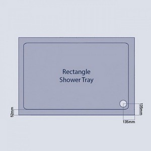 Kartell Rectangle Shower Tray 1800 x 800mm