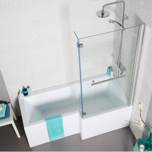 Tetris Square Shaped Shower Bath 1700 X 850mm Right Hand
