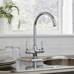 Kartell Traditional Kitchen Sink Mixer Tap in Chrome