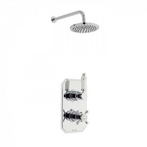 Kartell Viktory Thermostatic Concealed Shower with Fixed Overhead Drencher